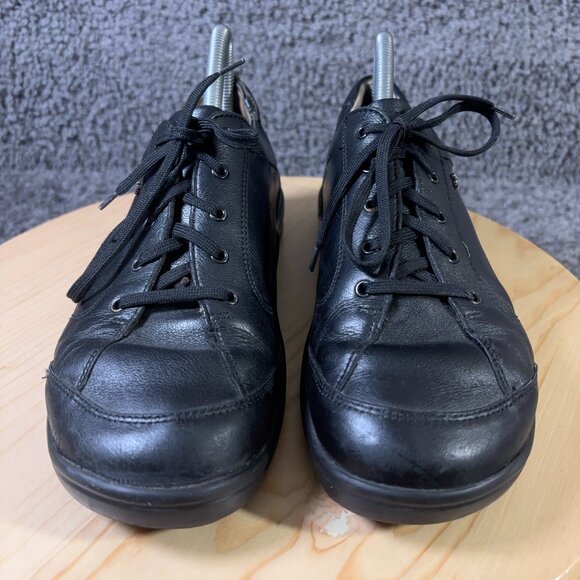 Finn Comfort Shoes Cusco Oxford Womens Size 8 Leather Black Made in Germany - Picture 2 of 8